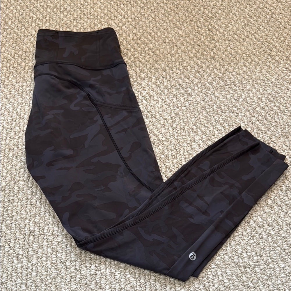 Lululemon Fast and Free Camo Leggings